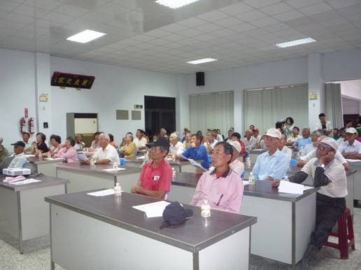  農民出席踴躍熱情參與