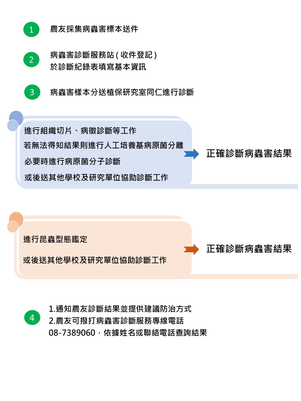 病蟲害診斷服務流程