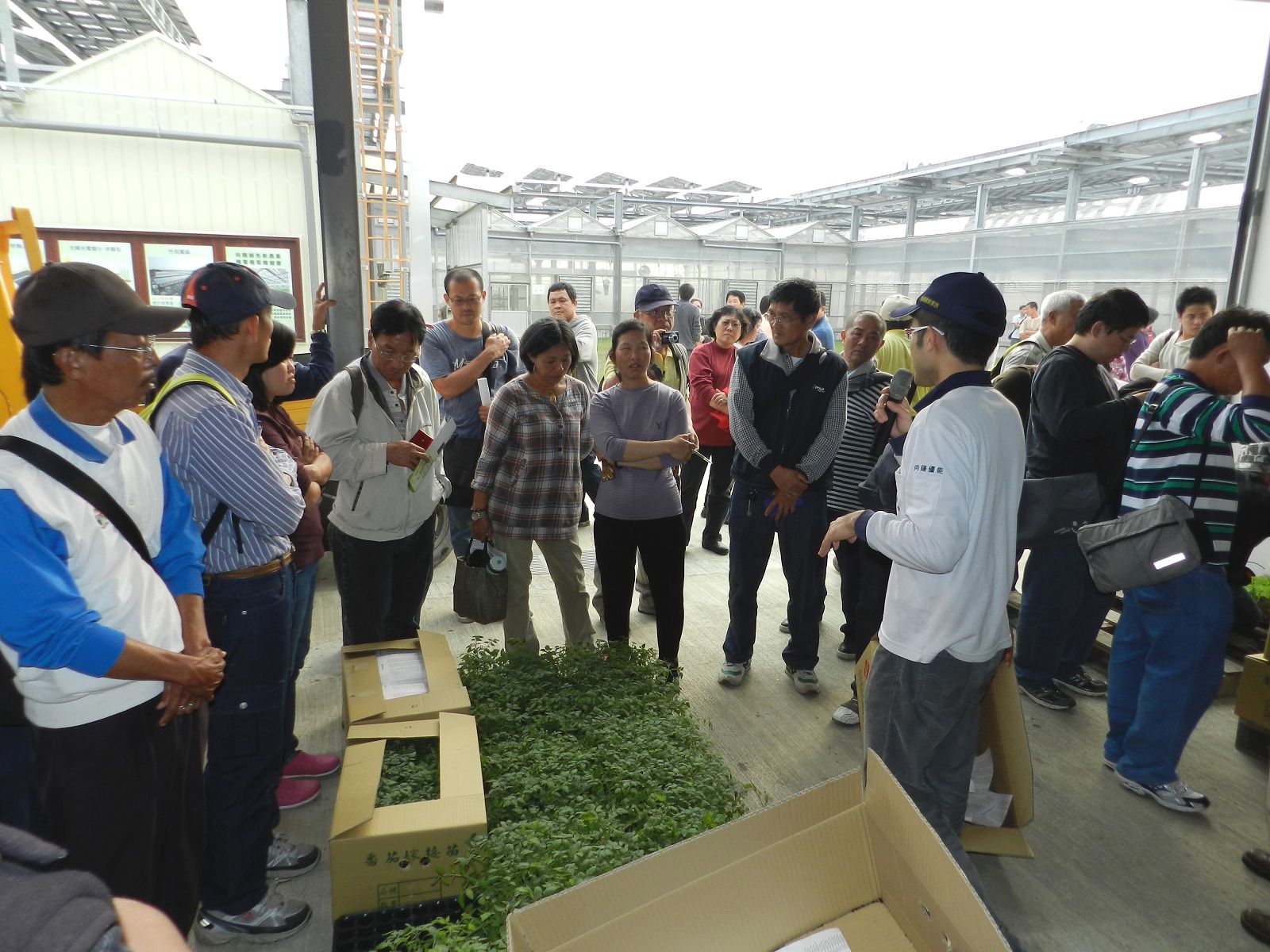 學員參訪向陽農業科技公司